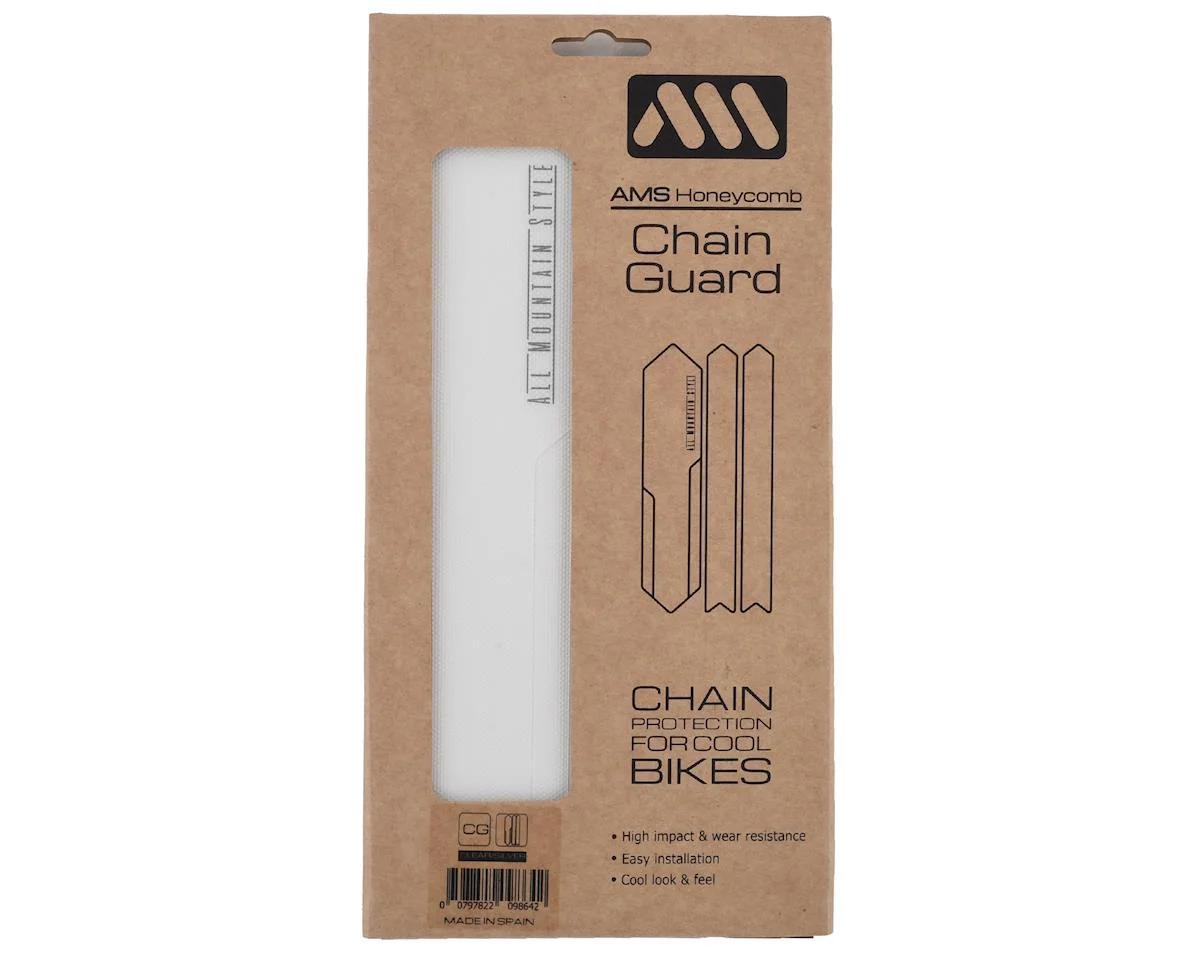 All Mountain Style Honeycomb Chain Guard (Clear/Silver) - view 2
